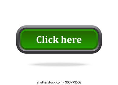 button for a site. Click here, icon. vector design
