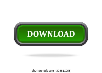 button for a site. Download, icon. vector design