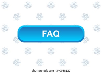 button for a site. FAQ, icon. vector design