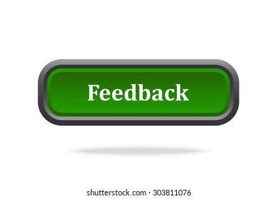 button for a site. Feedback, icon. vector design