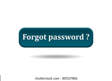 Button For A Site. Forgot Password, Icon. Vector Design