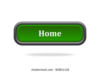 button for a site. Home, icon. vector design