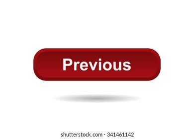 button for a site. Previous, icon. vector design
