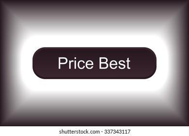 button for a site. Price Best, icon. vector design