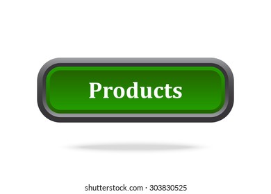 button for a site. Products, icon. vector design