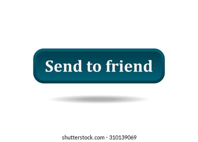 button for a site. Send to friend, icon. vector design
