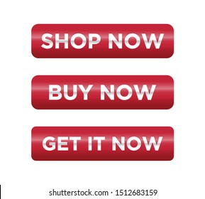 Button for a site. Shop and buy now, icon. vector design - Vector