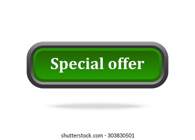 button for a site. Special offer, icon. vector design