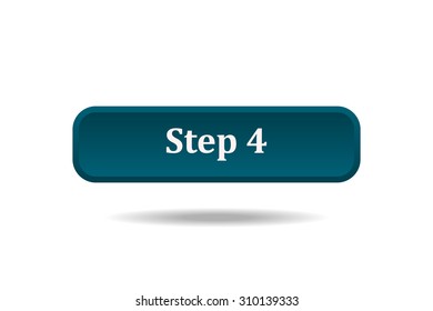 button for a site. Step, icon. vector design