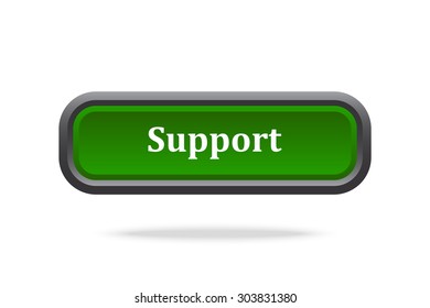 button for a site. Support, icon. vector design