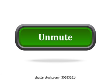 button for a site. Unmute, icon. vector design