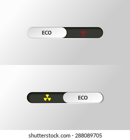 button slider biohazard radiation