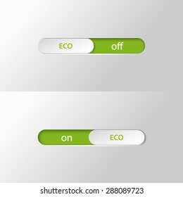 button slider eco on off