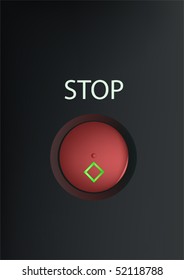 Button of stop