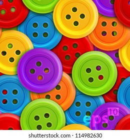 Button stud cute glossy seamless vector eps10 texture pattern
