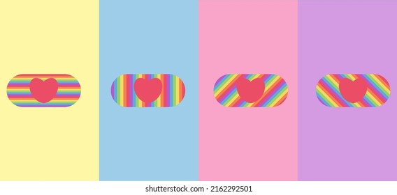 Button style, background, annual festival is the festival of gender equality.