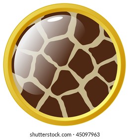 button in style of jaguar texture