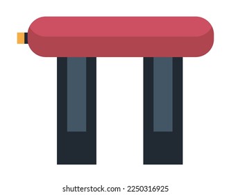 Button or switch, lever with knob, isolated parts and details of electric and electronic equipment. Industry and factory appliances for work, control of system function. Vector in flat style