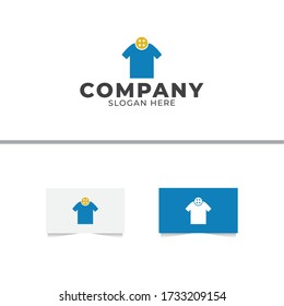 Design-Vorlage für das Button-T-Shirt