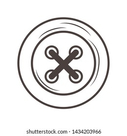 Button of tailor shop design