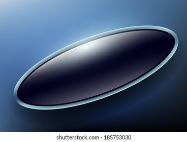 button with text on a blue background