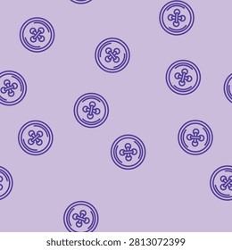 button and thread thrift driven fashion line seamless pattern button and thread thrift driven fashion thin line illustration