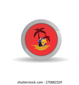 button travel color vector