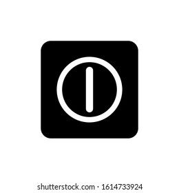 button turn on or off icon design vector template