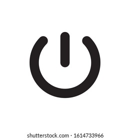 button turn on or off icon design vector template