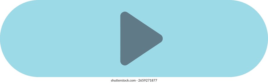 Icono de ilustración de UI UX de Botón ิazul