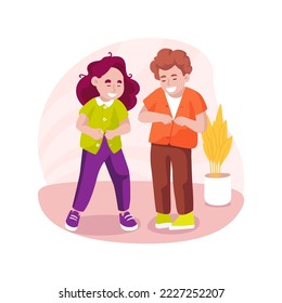 Button and unbutton isolated cartoon vector illustration. Child learns unbutton clothes, fine motor skills, hand and finger development, early education, kindergarten activity vector cartoon.