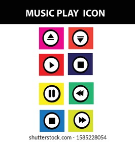 the button used in the music player