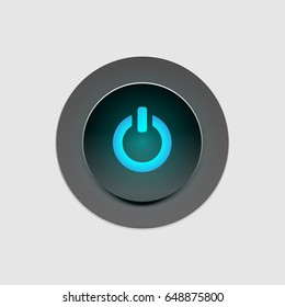 Button user interface UI illustration vector