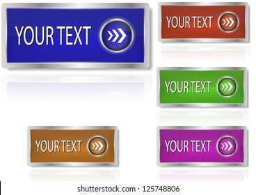 Button - vector