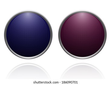 Button - vector 