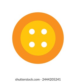 Button Vector Flat Icon Design