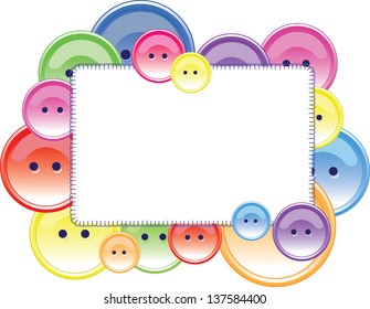 Button Vector Frame Stock Vector (Royalty Free) 137584400 | Shutterstock