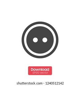 button vector icon