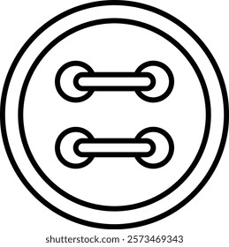 Button vector icon. Can be used for printing, mobile and web applications.