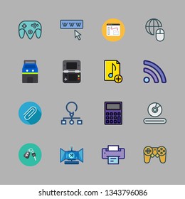 button vector icon set