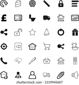 button vector icon set such as: box, government, delicious, switch, secret, bath, household, cooking, reset, loud, site, size, telephone, purchase, cleaning, circular, device, action, redo, secure