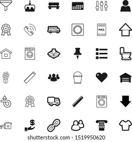button vector icon set such as: bank, architectural, wash, lorry, van, speaker, calendar, bathroom, switch, agenda, rosette, chat, wealth, bus, communication, pack, fitness, head, cash, reminder