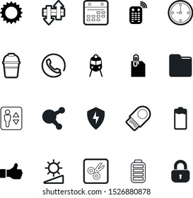 button vector icon set such as: container, insignia, attachment, station, train, janitor, blank, organize, shiny, attention, transport, hot, danger, portfolio, page, vote, control, anti, month