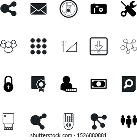 button vector icon set such as: dollar, correspondence, control, restricted, newsletter, secret, ribbon, tax, maintenance, equipment, system, spanner, community, award, accessory, picture, industry