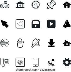 button vector icon set such as: fun, sun, building, circle, alert, east, click, doorbell, life, residential, technical, macro, interface, pinned, garage, journey, art, leisure, box, summer, needle