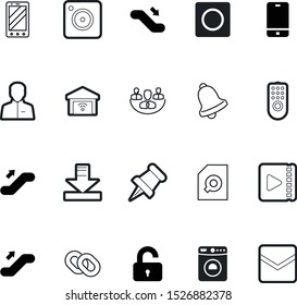button vector icon set such as: admin, device, company, channel, note, lens, address, connection, shiny, alarm, automatic, play, front, postage, send, male, link, togetherness, shadow, load, arrow