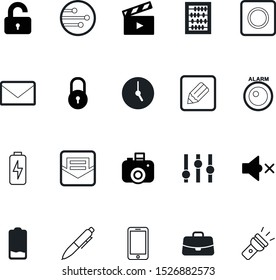 button vector icon set such as: ink, case, abacus, movie, torch, pen, small, shop, airport, round, hour, police, cinematography, push, data, idea, full, open, lite, unlock, level, recharge
