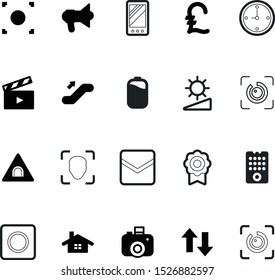 button vector icon set such as: fuel, brightness, electric, propaganda, play, style, banner, icons, battery, retail, cellular, transport, sound, post, silhouette, banking, second, electricity, timer