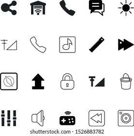 button vector icon set such as: upload, car, secure, measurement, blog, box, secret, privacy, real, compass, bubble, joypad, cleanup, education, entertainment, chat, melody, message, abstract, happy