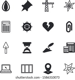button vector icon set such as: download, portable, minute, sail, needle, location, nautical, deco, road, trowel, file, trickle, religion, city, water, painting, countdown, appliance, ornament, decor